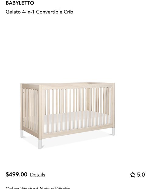 (BabyLETTO) 아기 침대 크립, 매트리스