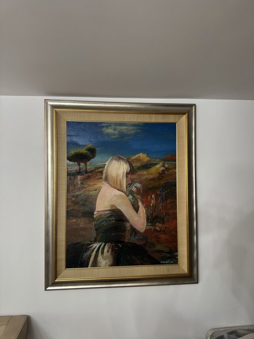 대형 액자 유화 그림