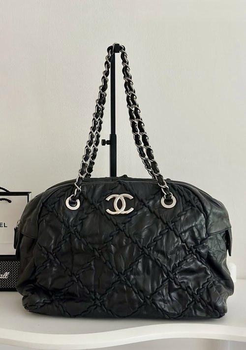 샤넬정품 Chanel Ultra Stitch Bowling Bag