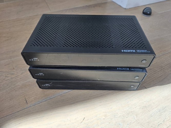 3개 전부 Arris 돌비 디지털 케이블티비 셋톱박스