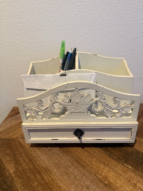 빈티지 우드 데스크 툴