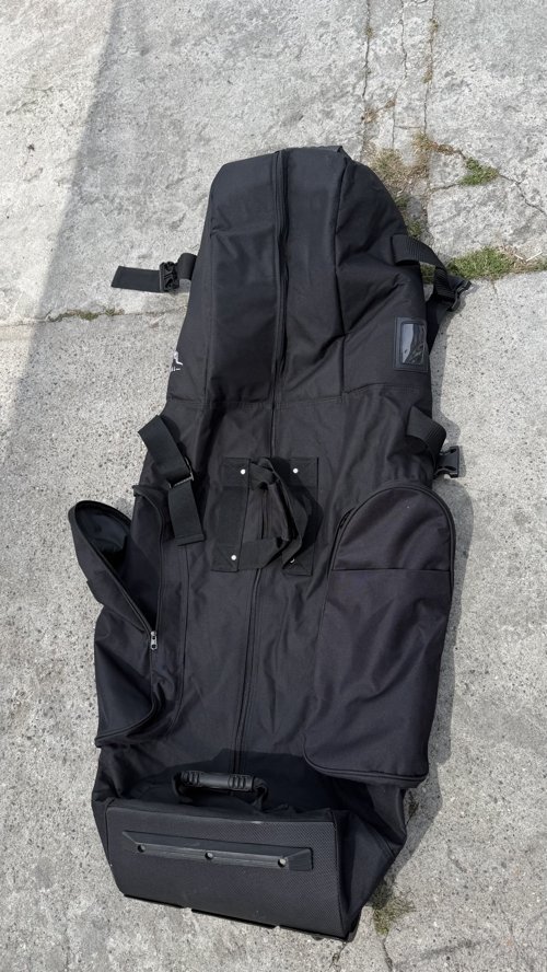 여행용 소프트 골프 가방 바퀴 2개