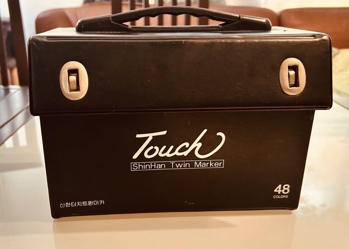신한 터치 트윈 마카 41색 (상태 확인 완료, 케이스 포함)